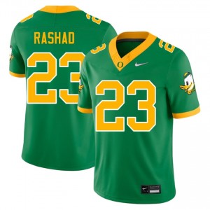 Men #23 Ahmad Rashad Green UO Ducks Player Football Team-Issued Stitched Jersey 42g3sn47