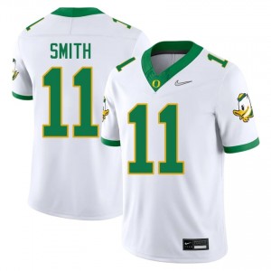 Akili Smith White #11 Oregon Ducks Men High-Quality Stitched Football College Jersey 008VaK94
