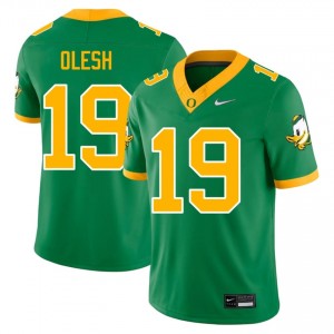 Ducks Green #19 Andrew Olesh Men Game-Ready University Football Embroidered Jersey LG4l5b21