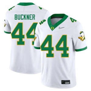 Ducks #44 White DeForest Buckner Men Elite High School Football High-Performance Jersey 3i4j4428
