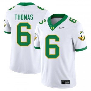 De'Anthony Thomas White #6 UO Men High-Quality Stitched Football High School Jersey 5L55w562