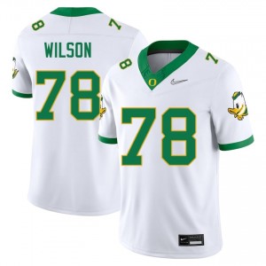Gernorris Wilson White #78 UO Men High-Quality Stitched Football Player Jersey gN1jh522