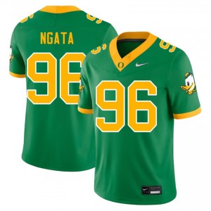 UO Green #96 Haloti Ngata Men Game-Ready High School Football Embroidered Jersey 2g3A3L43