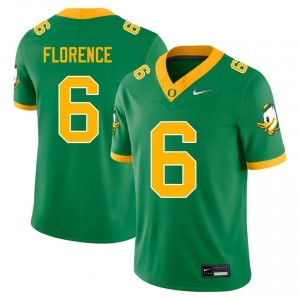 Exquisite Jahlil Florence Football #6 Green UO Ducks Men High School Moisture-Wicking Jersey J668q587