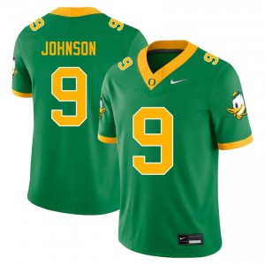 Exquisite Jamari Johnson Football #9 Green UO Ducks Men NCAA Moisture-Wicking Jersey oL4p5650