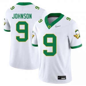 Men #9 Jamari Johnson White UO College Football Team-Issued Stitched Jersey WX4f5275