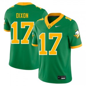 #17 Green Oregon Men Markus Dixon Premium Stitched NCAA Football Jersey 2NbiI685