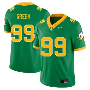 Terrance Green #99 Green UO Ducks Men High School Football Pro-Grade Embroidered Jersey 2d007l25