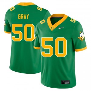 Oregon #50 Green Tionne Gray Men Elite High School Football High-Performance Jersey 211y5389