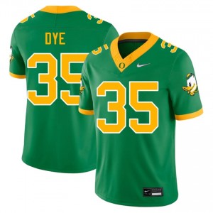 #35 Green Ducks Men Troy Dye Premium Stitched NCAA Football Jersey 14831Q45