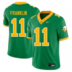 #11 Green UO Ducks Men Troy Franklin Premium Stitched High School Football Jersey i56oiI75