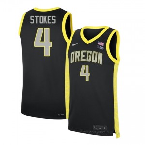 Exquisite Tyran Stokes Basketball #4 Black UO Men Player Moisture-Wicking Jersey u5Q7Pk50