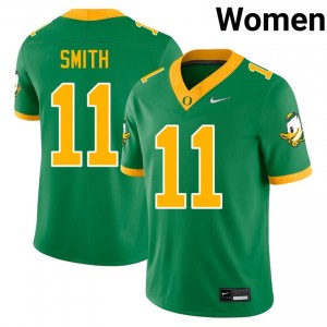 Green Ducks #11 Akili Smith Women Player Durable Football Pro-Stitched Jersey U5qV3p39