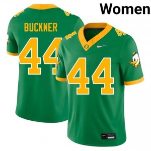 DeForest Buckner Green #44 UO Ducks Women High-Quality Stitched Football University Jersey CF280052