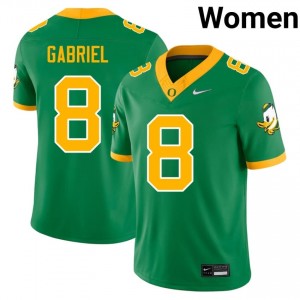 Dillon Gabriel Green #8 Oregon Ducks Women High-Quality Stitched Football High School Jersey 6yik1284
