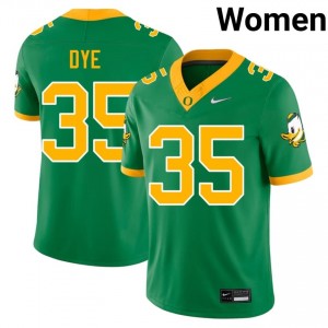 UO #35 Green Troy Dye Women Elite Player Football High-Performance Jersey k7w67u98