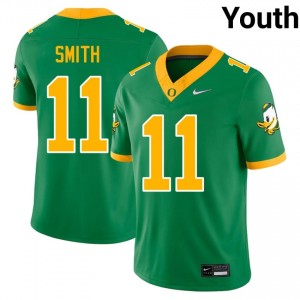 Akili Smith #11 Green UO Youth College Football Pro-Grade Embroidered Jersey 6Tk5O739