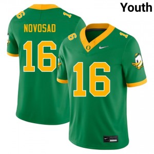 University of Oregon #16 Green Austin Novosad Youth Elite High School Football High-Performance Jersey Aak62853