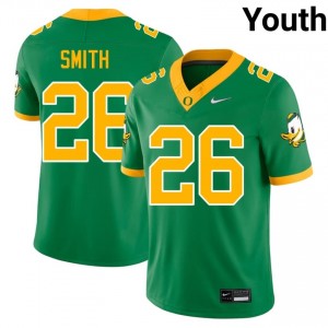 Brandon Smith #26 Green UO Youth High School Football Pro-Grade Embroidered Jersey Bg7Oe513