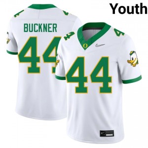 Oregon Ducks White #44 DeForest Buckner Youth Game-Ready Player Football Embroidered Jersey Kjdh7374