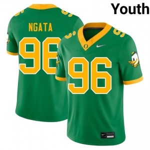 Haloti Ngata #96 Green Oregon Ducks Youth Player Football Pro-Grade Embroidered Jersey S4Wkf828